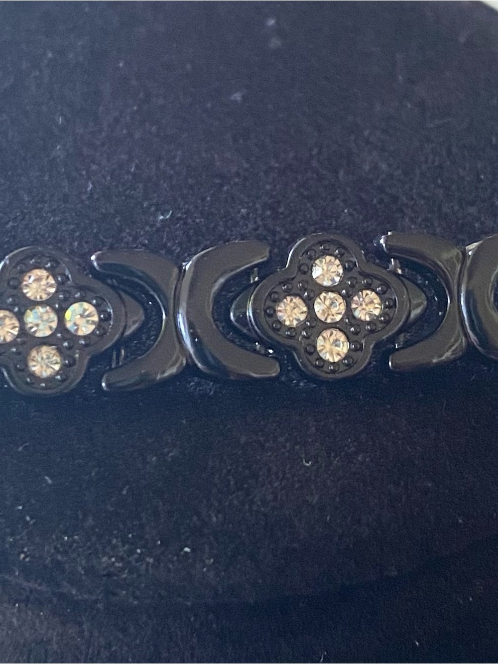 Camila Paris Black Copper Link Bracelet with reducing link tool. Copper Bracelet